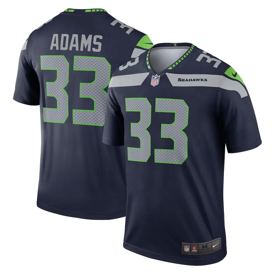 Men Seattle Seahawks 33 Jamal Adams Nike College Navy Legend NFL Jersey